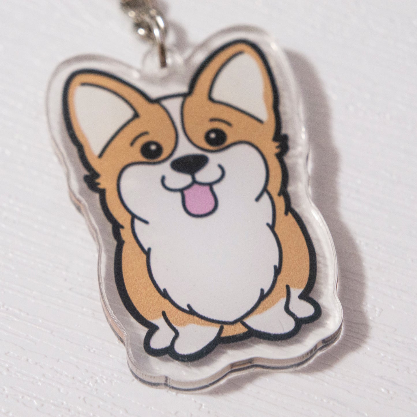 Poodle Poodle Double Sided Keychain Charm