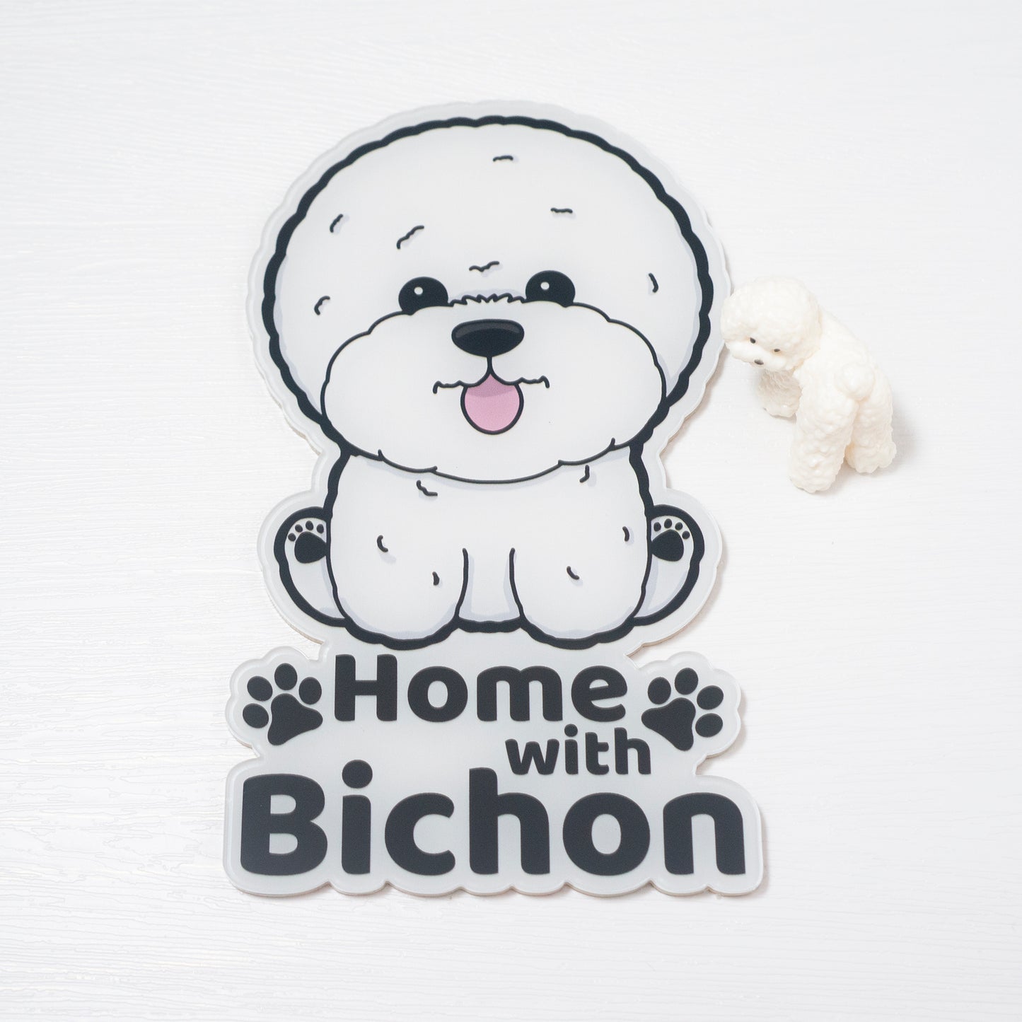 Home with Bichon 比熊門牌